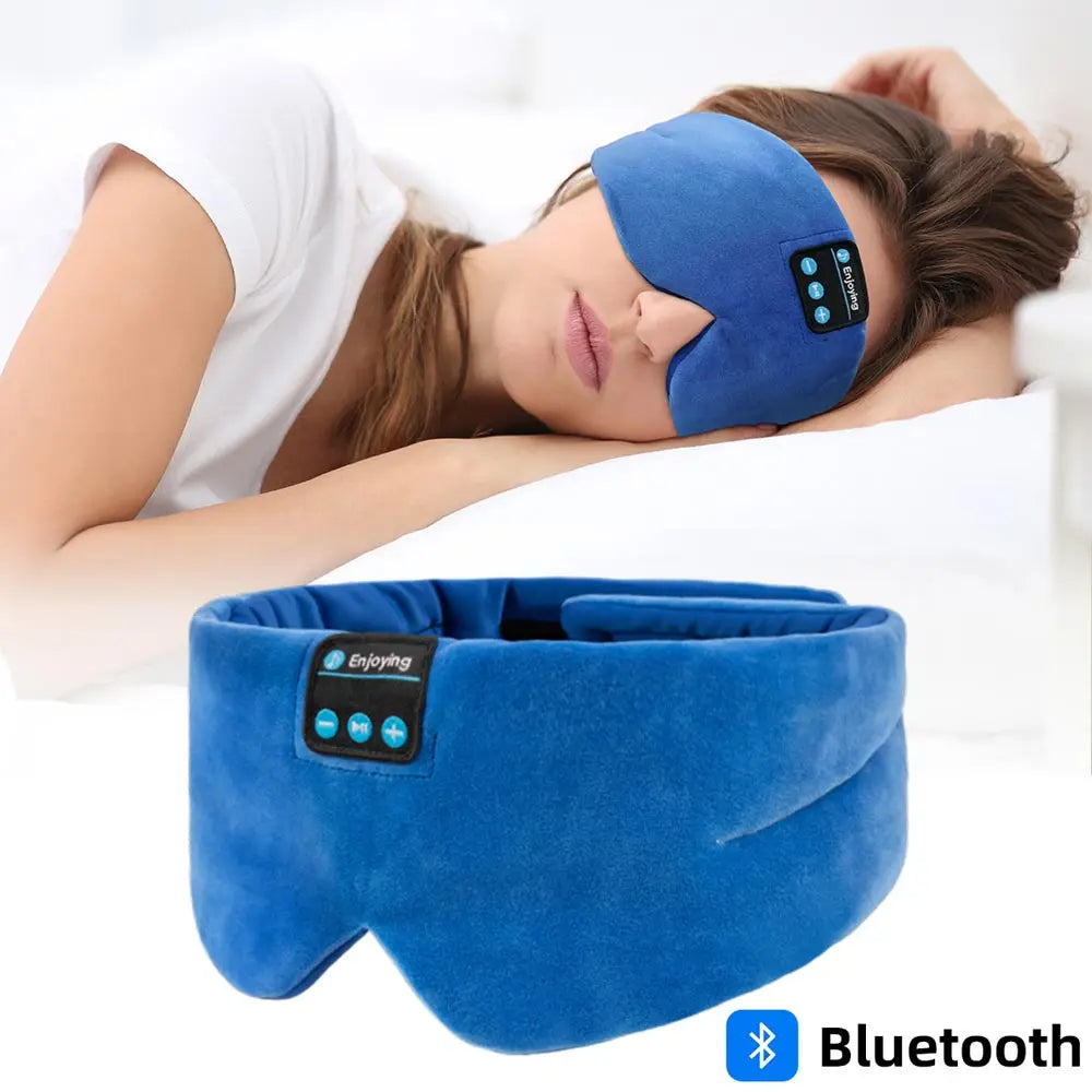 Eye Mask with Bluetooth Headphones for Sleeping Soft Eye Mask with Wireless Headphones,  Adjustable Music Mask Insomnia